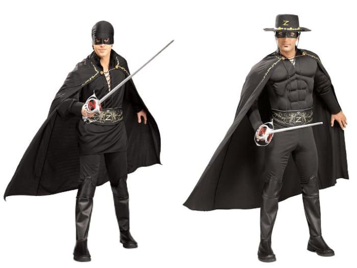 Disfraces de Halloween para hombre Zorro