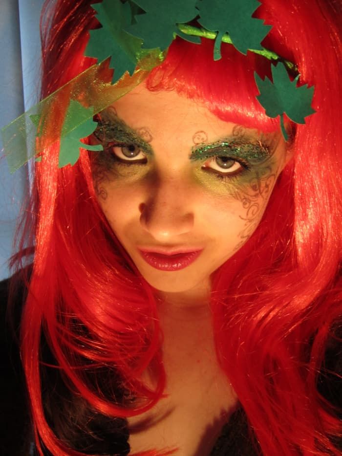 PoisonivyMakeupHalloweenKostümtutorials