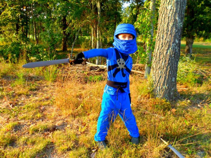 Ai grijă! Acest ninja albastru este rapid ca fulgerul!