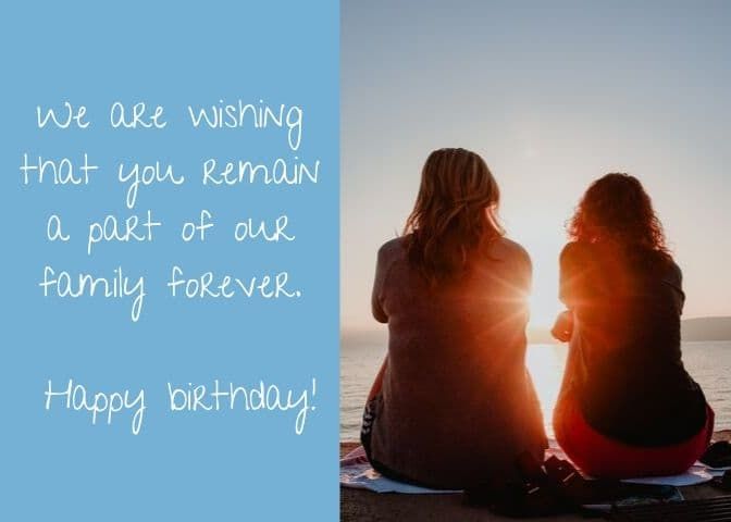 Muéstrele a su nuera cuánto la quiere en su cumpleaños.