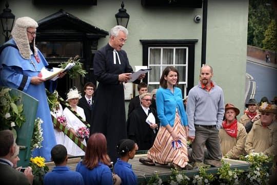 Il Flitch Trials il 19 luglio a Great Dunmow, in Inghilterra