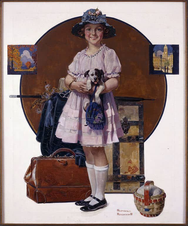 ציור של נורמן רוקוול ב-Google Cultural Institute