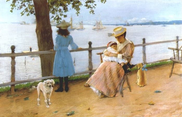Gravesend Bay par William Merritt Chase, 1888.