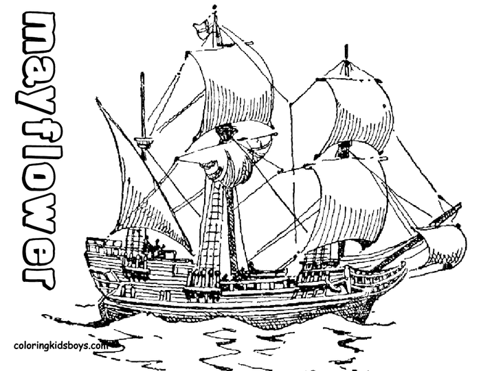 Mayflower afdrukbaar