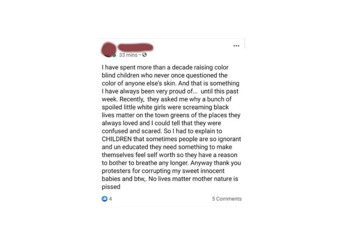 Facebook gönderisi