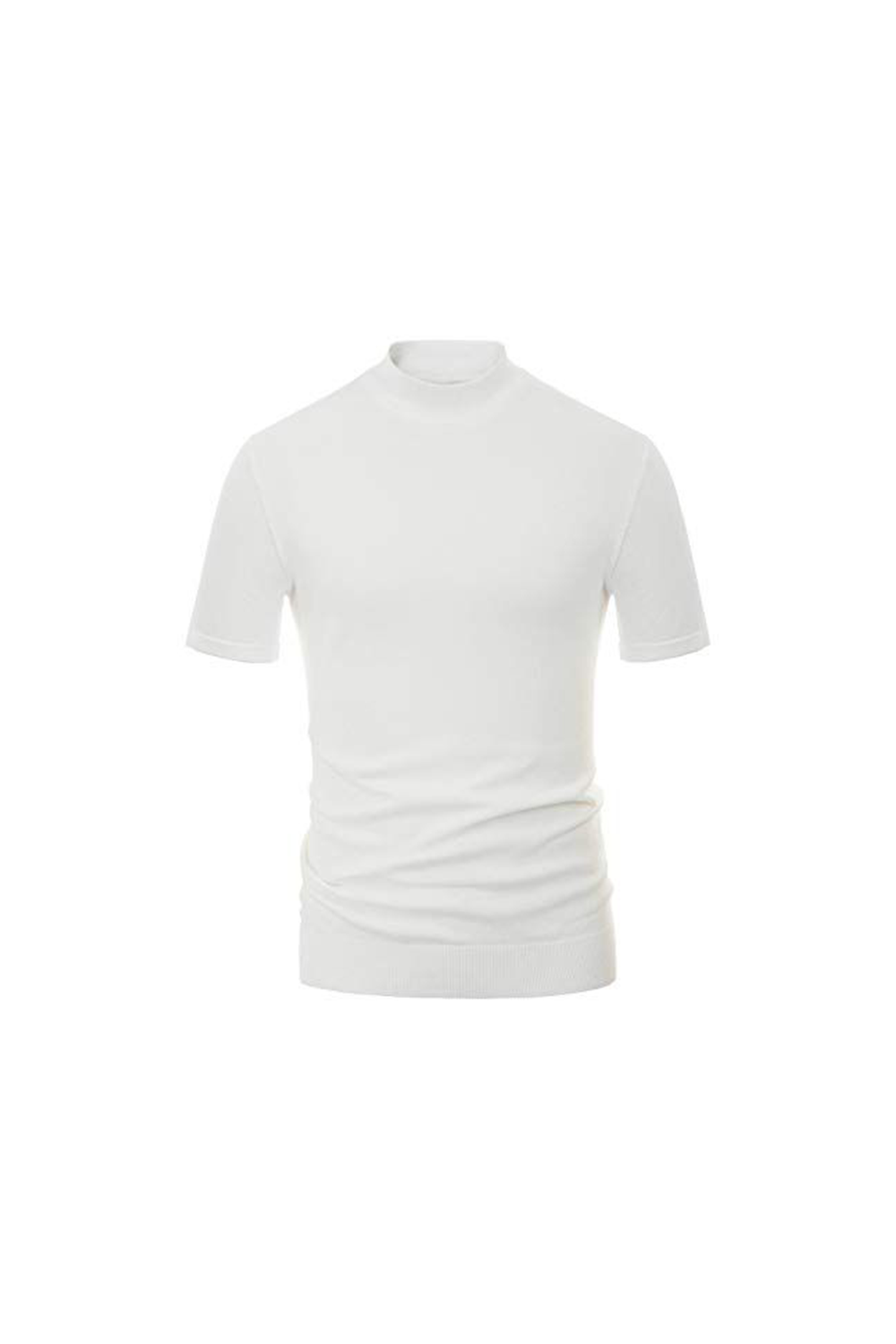 Lätt kortärmad skjorta Mock Neck