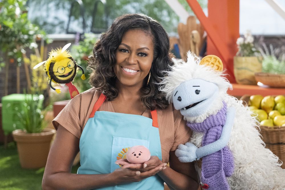 Michelle Obama, vêtue d