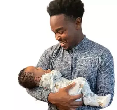   Dexter Darden con su sobrino