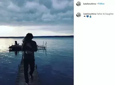   Skådespelaren Ben Schnetzer med sin dotter