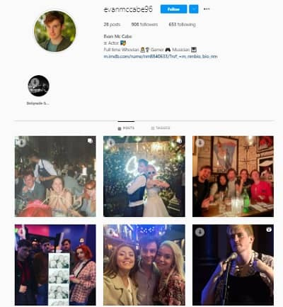   Instagram Evana McCabe'a