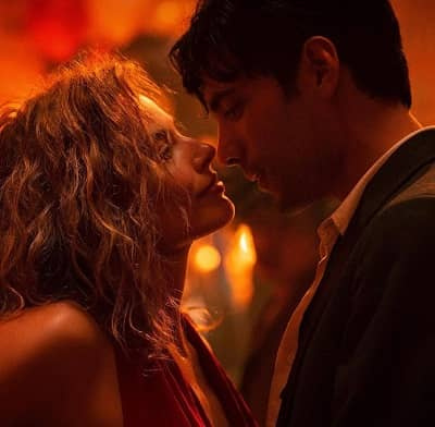   Diego Calva cu Margot Robbie