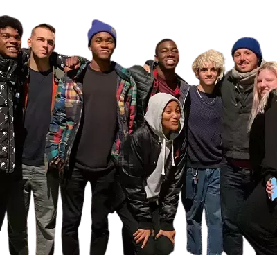   סבסטיאנו פיגאצי עם We Are Who We Are שחקנים