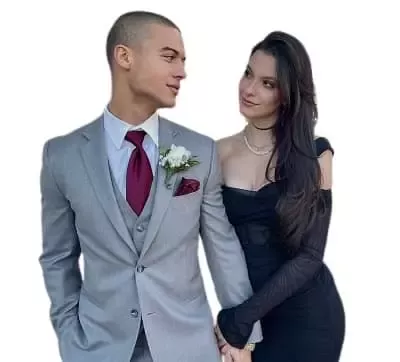   Jan Luis Castellanos with girlfriend Andrea Lucia Petrelli
