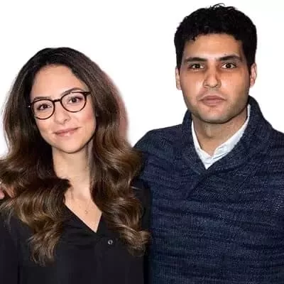   Babak Tafti met vriendin Eden Malyn
