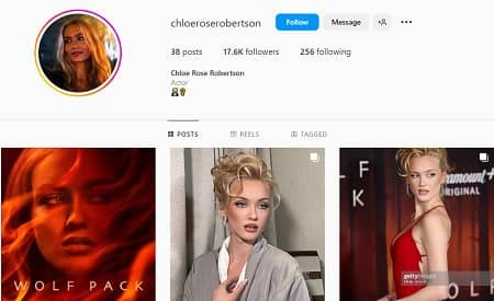   Chloe Rose Robertson Instagram