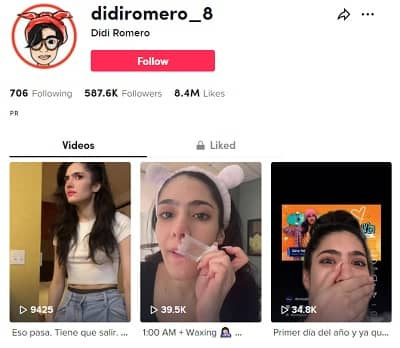   Didi Romero TikTok brez