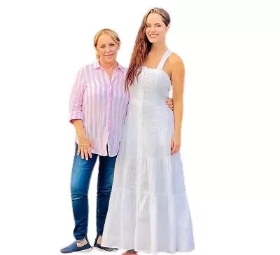   Ana Lucía Domínguez with her mother Marta Lucia Tobon Nova