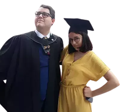   Lauren Patel z bratem Dominikiem Patel