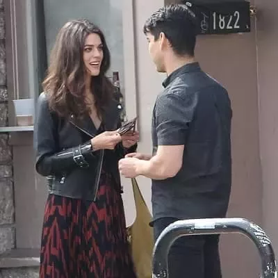   Callie Hernandez en el momento del rodaje