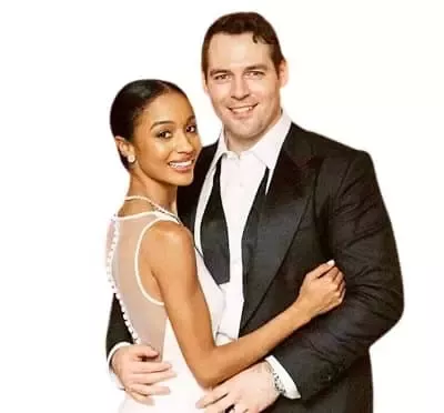   Erinn Westbrook com o marido Andrew