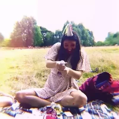   Antonia Salib ในวันเกิดของเธอ