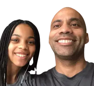   L'attrice Milan Ray con suo padre Dustin Ray