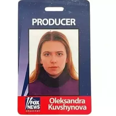   Oleksandra Kuvshynova személyi igazolvány