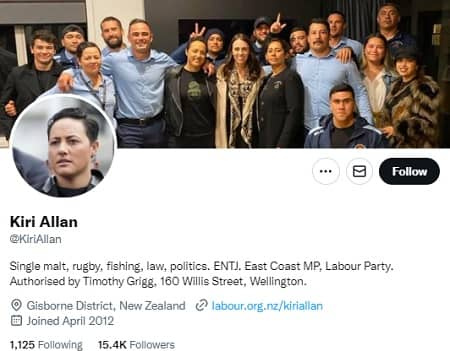   Kiri Allan Twitter