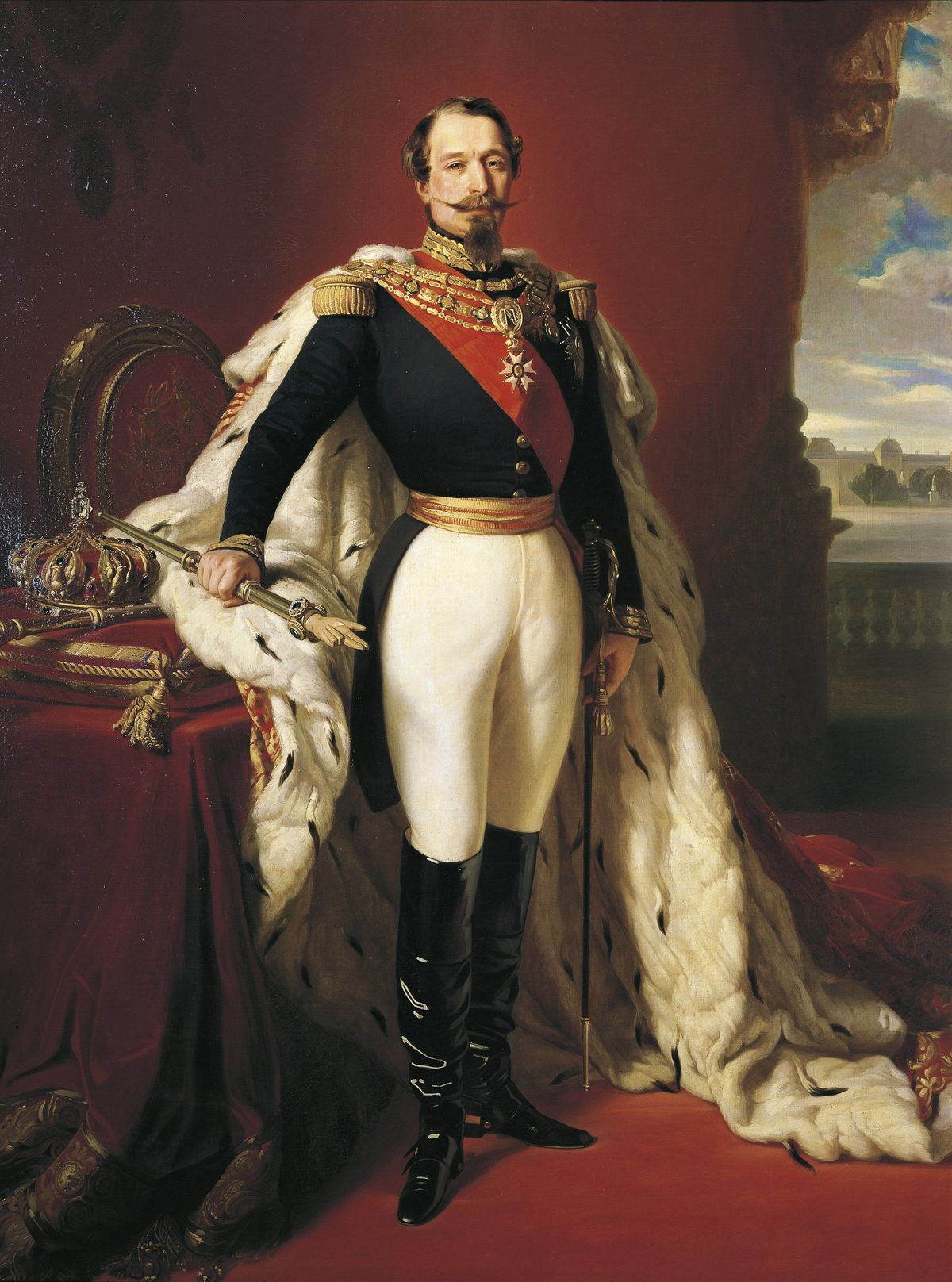 Prantsusmaa, Napoleon III (Louis Napoleon Bonaparte) portree, Prantsuse keiser (1852-1870)