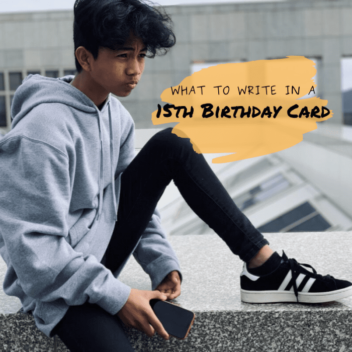 Deseos, mensajes, chistes y poemas de la tarjeta de cumpleaños número 15