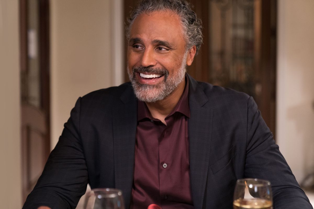 Mira a Rick Fox y su hija de la vida real en One Fine Christmas on OWN