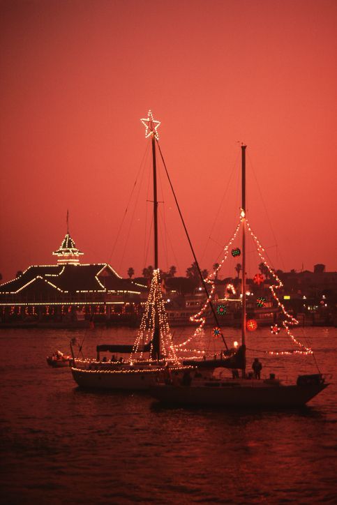 desfile de barco de natal